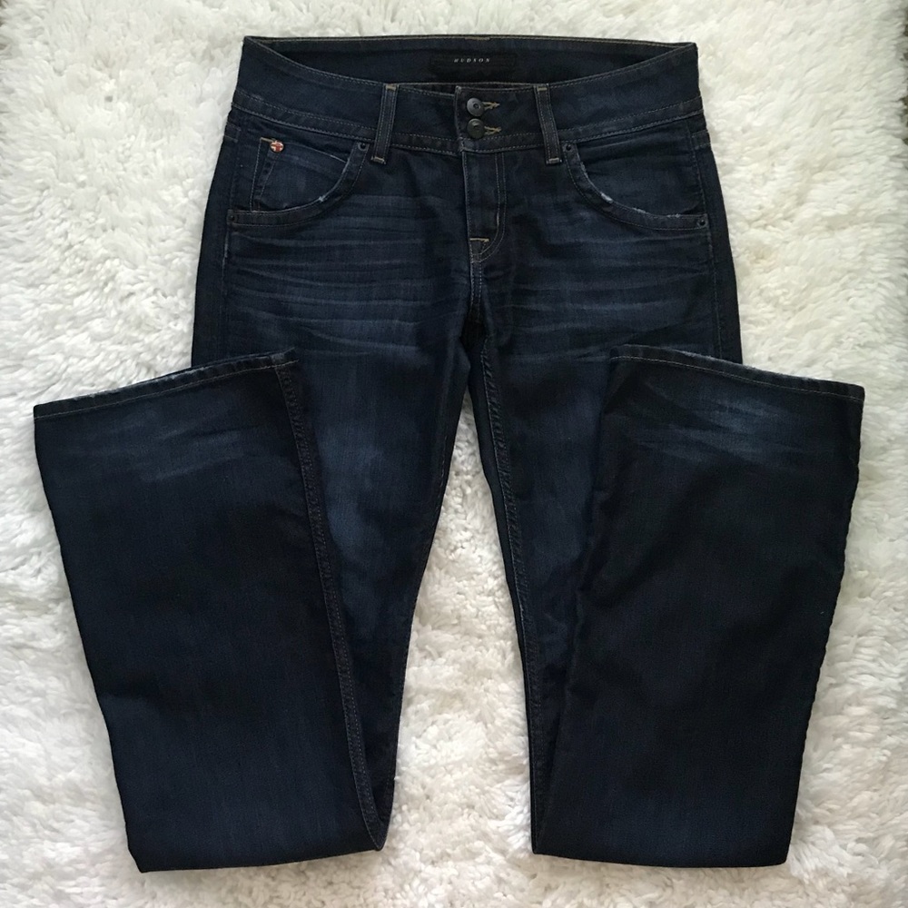 Hudson Women's Bootcut Jeans Size 28 Flap Pocket